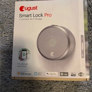 August Smart Lock Pro with Wi-Fi Bridge
